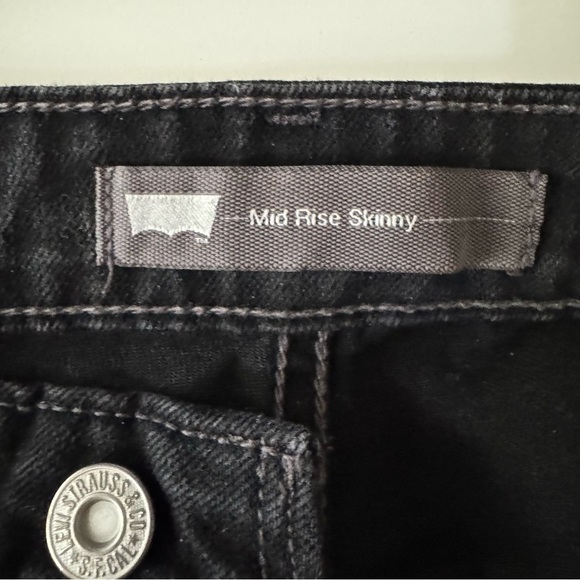 Levi’s Mid Rise Skinny Stretch Denim Jeans Women’s size 10 - Picture 7 of 12